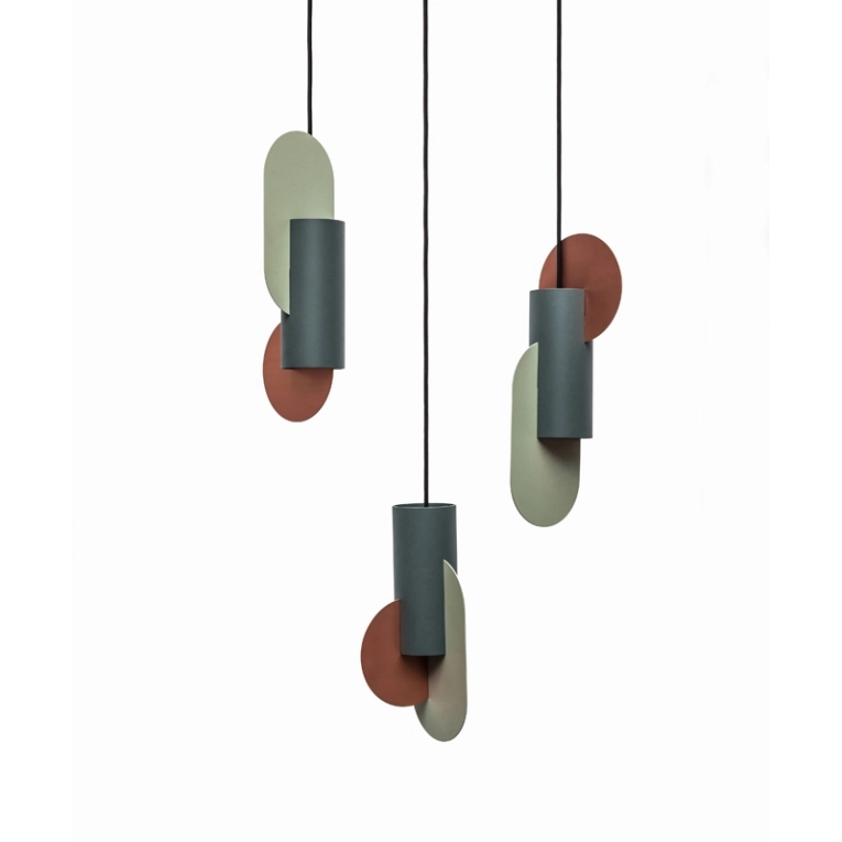 Suspension SUPREMATIC CS1 TWO Cuivre, vert pin, vert sauge NOOM HOME