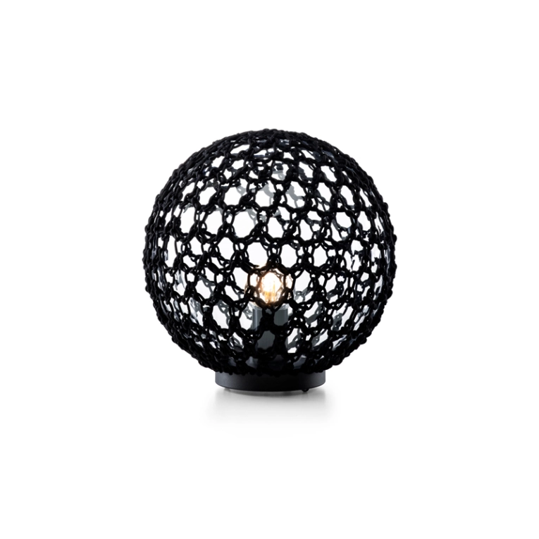 Lampe à poser MONSIEUR LEBONNET Ø 40 Wengé TRIBU