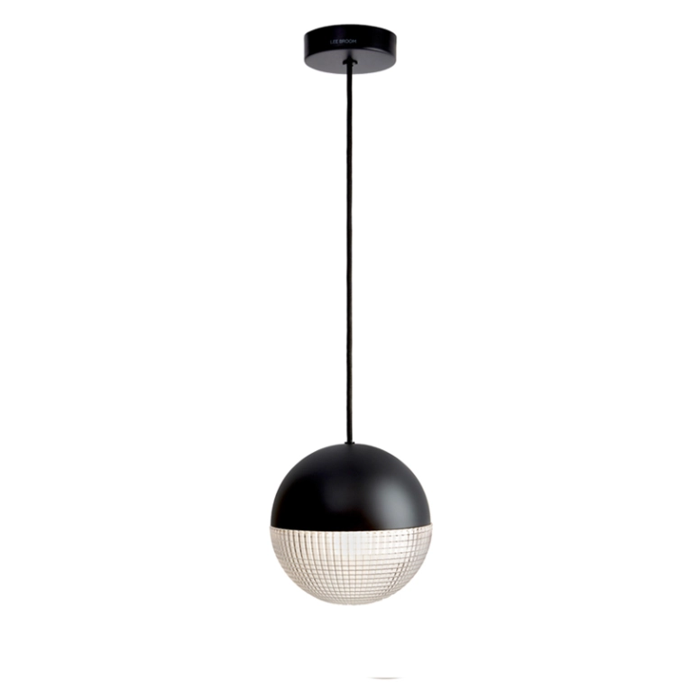 Suspension LITTLE LENS FLAIR Noir mat LEE BROOM