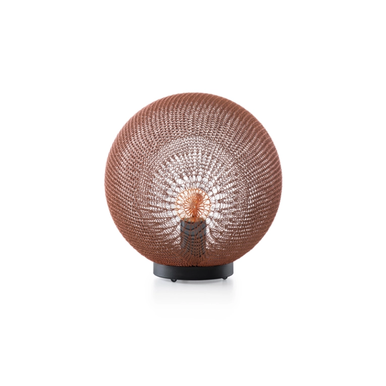 Lampe à poser MADAME LATOQUE Ø 40 Brique TRIBU