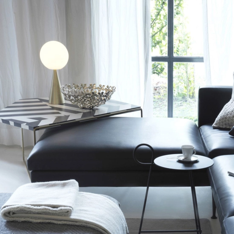 Lampe à poser BILIA Noir brillant FONTANA ARTE
