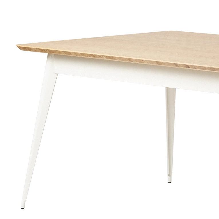 Table Table 55 140x80 plateau chêne Blanc pur TOLIX
