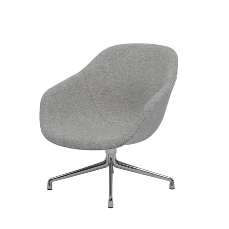 Fauteuil ABOUT A LOUNGE CHAIR AAL 81 Hallingdal Gris 116 HAY