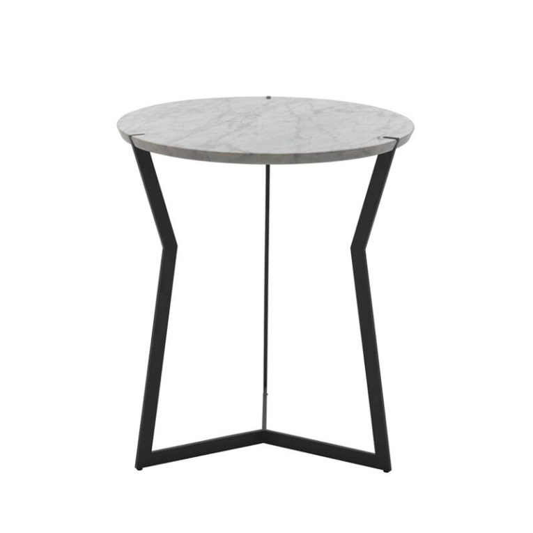 Table d'appoint guéridon STAR Noir COEDITION