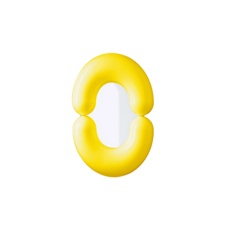 Miroir Miroir ZODIAC S Jaune MOUSTACHE