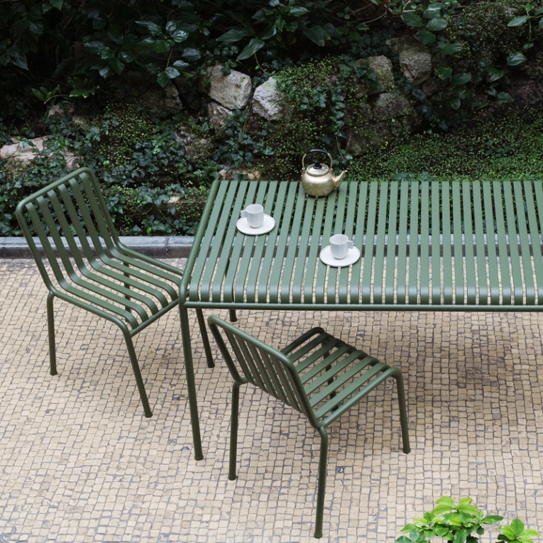 Chaise extérieur PALISSADE Vert olive HAY