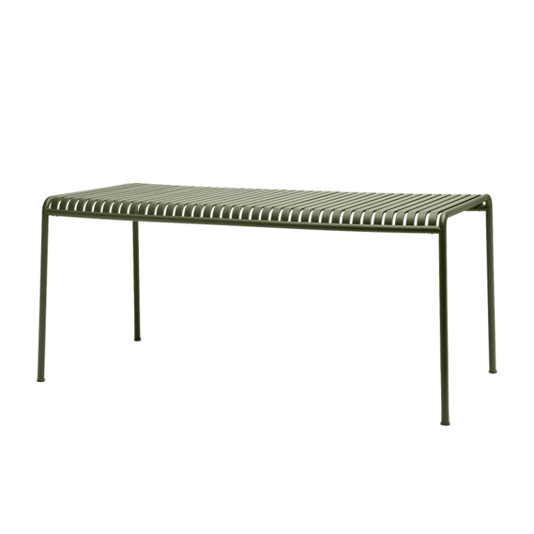 Table extérieur PALISSADE 170x90 Vert olive HAY