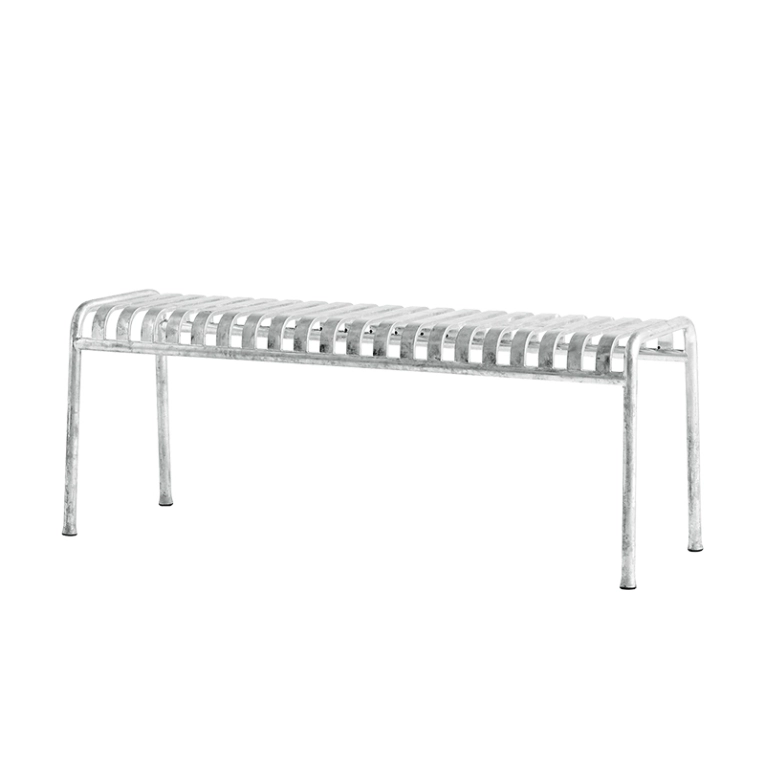 Banc PALISSADE L120 Galvanisé HAY