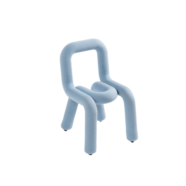 Siège enfant Chaise enfant MINI BOLD Bleu ciel MOUSTACHE
