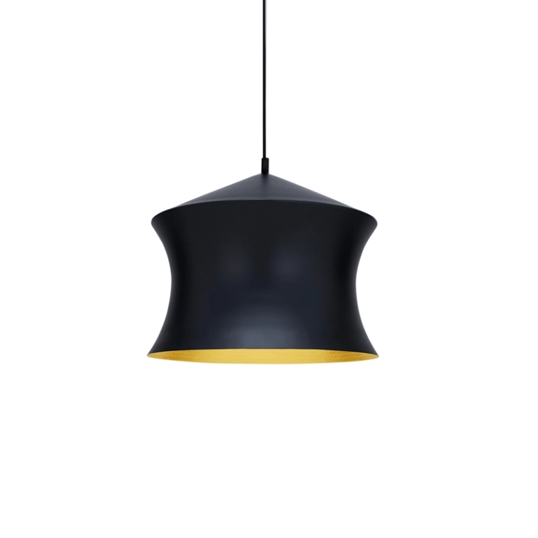Suspension BEAT WAIST Noir/ laiton TOM DIXON
