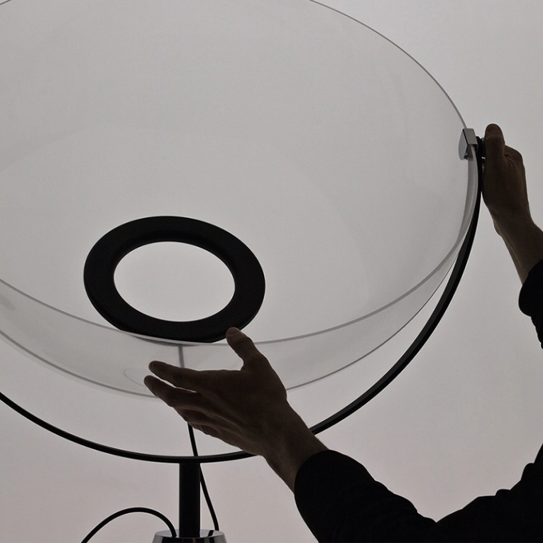 Lampadaire DEMI MOON Noir STILNOVO