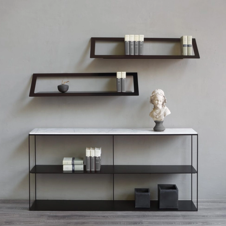 Etagère SLIM MARBLE SIDEBOARD Marbre Carrara blanc ZEUS