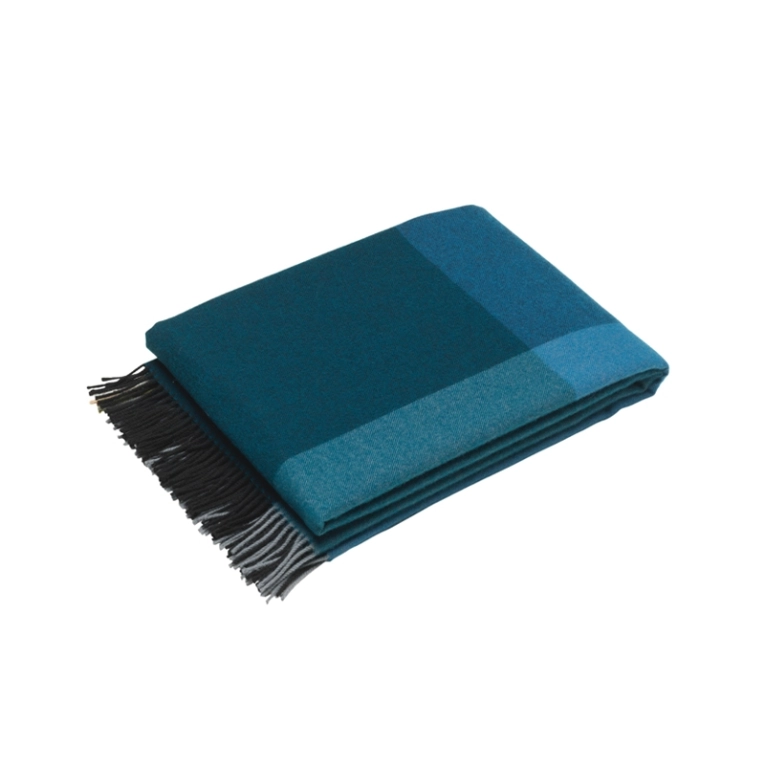 Plaid Plaid COLOUR BLOCK Bleu, noir VITRA