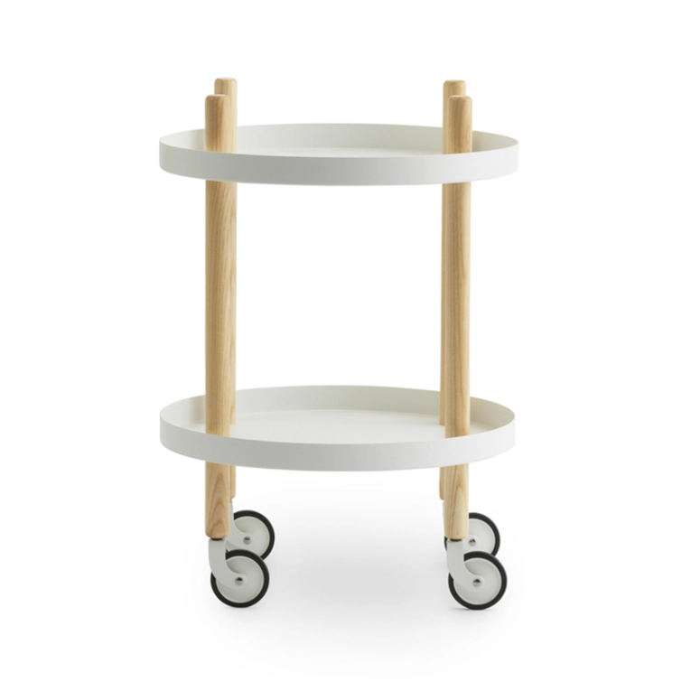 Desserte BLOCK TABLE Ø 45 Blanc Normann Copenhagen