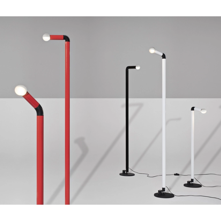 Lampadaire PERISCOPIO H 197 Rouge STILNOVO