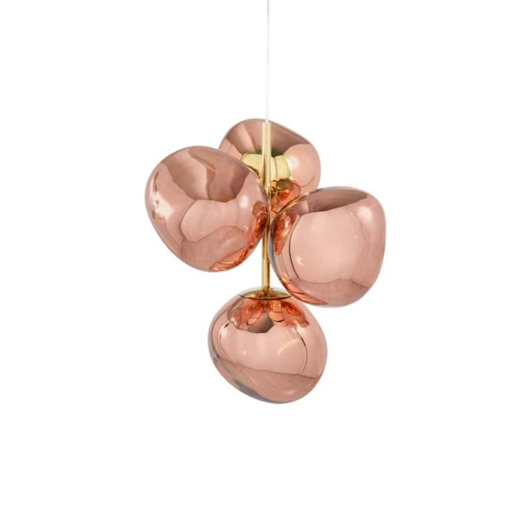 Suspension MELT MINI CHANDELIER Cuivre TOM DIXON