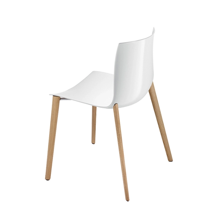 Chaise CATIFA 46 pieds bois Blanc ARPER