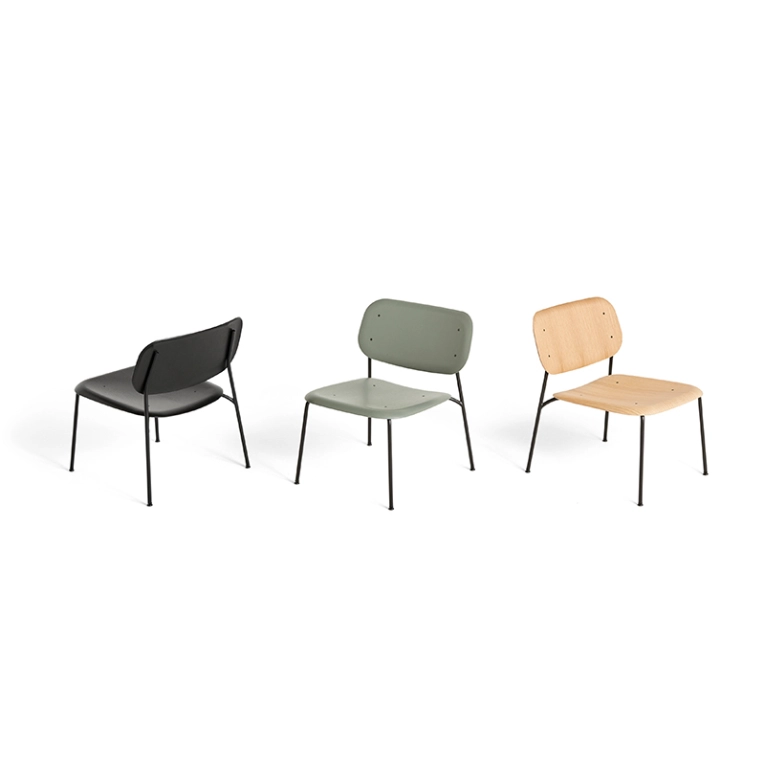 Fauteuil SOFT EDGE 100 LOUNGE Chêne HAY