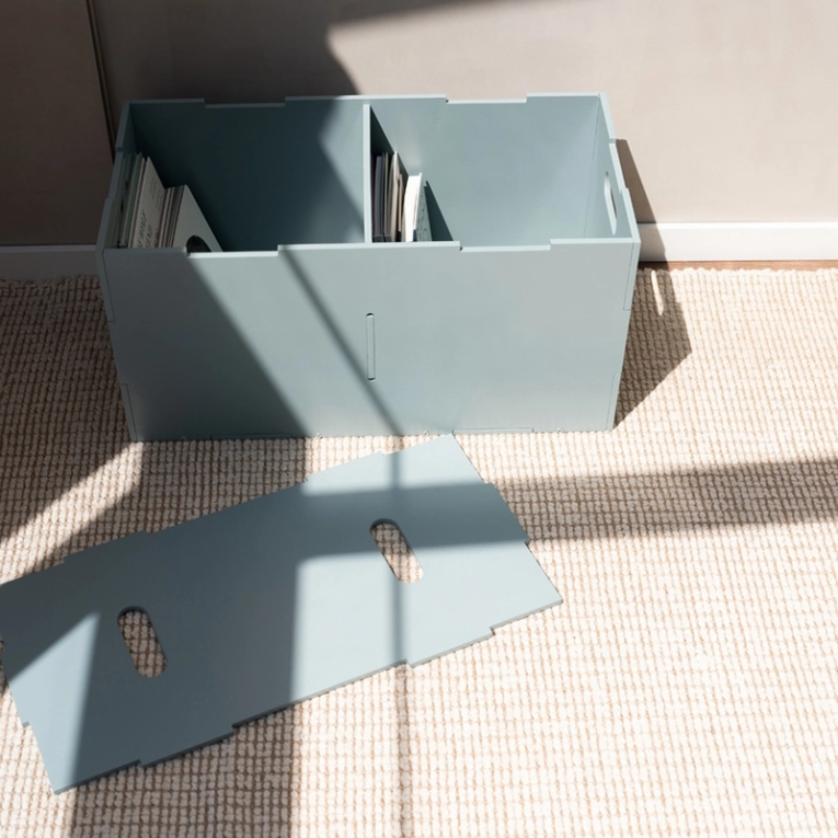 Rangement enfant Rangement CUBE LONG Vert olive NOFRED