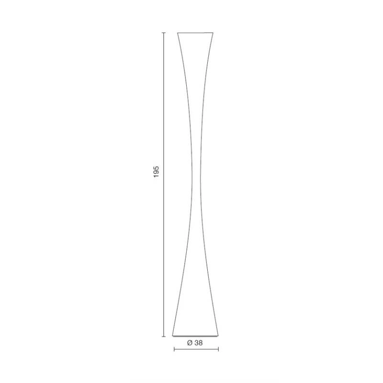 Lampadaire BICONICA POL Blanc MARTINELLI LUCE