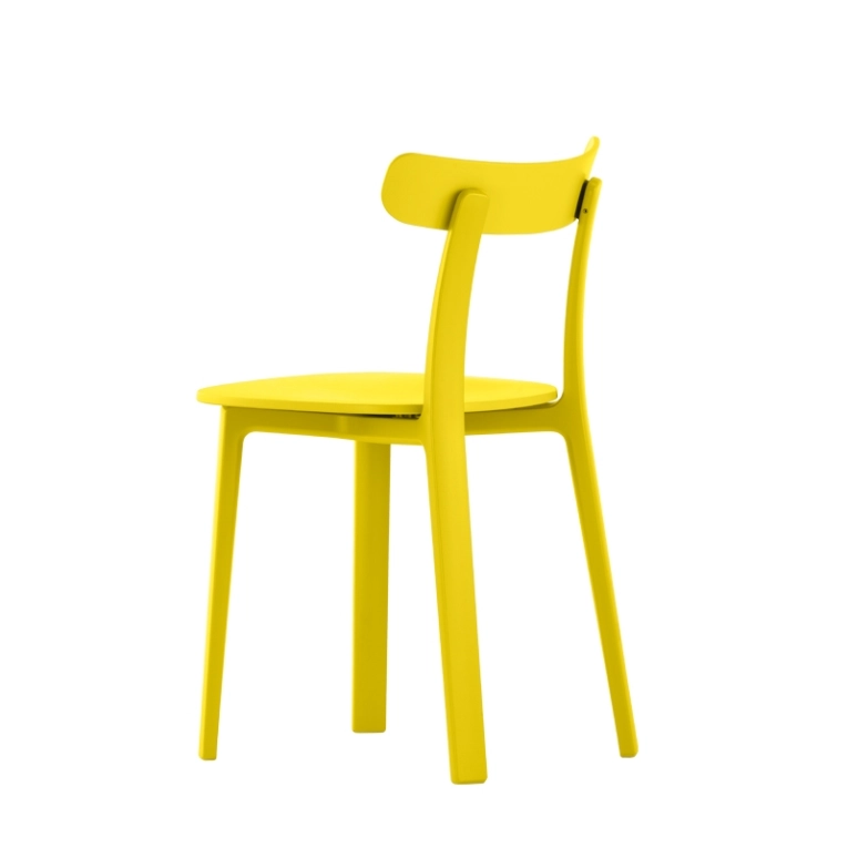 Chaise ALL PLASTIC CHAIR APC Bouton d'or VITRA
