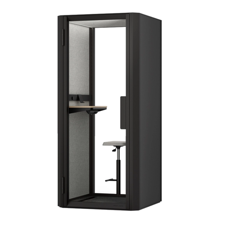 Cabine acoustique Cabine acoustique JETSON S1 Noir MUTE DESIGN