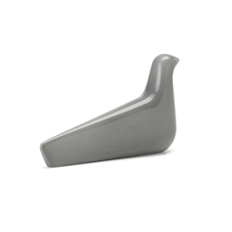 Objet décoratif L'OISEAU Céramique Gris brillant VITRA
