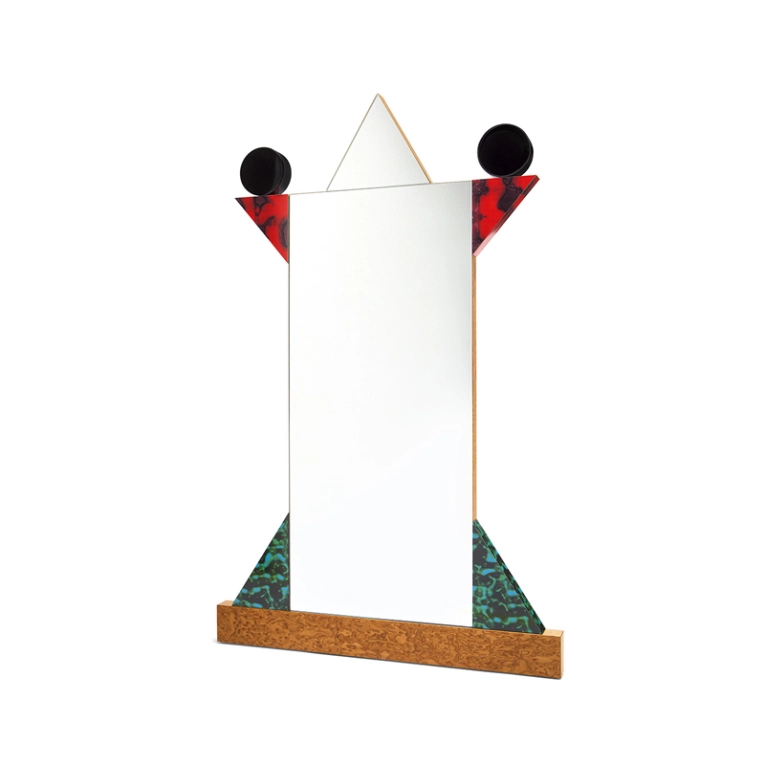 Miroir Miroir DIVA Rouge, vert et noir  MEMPHIS MILANO