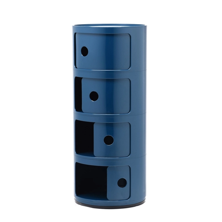 Meuble de rangement COMPONIBILI 4 tiroirs Bleu KARTELL