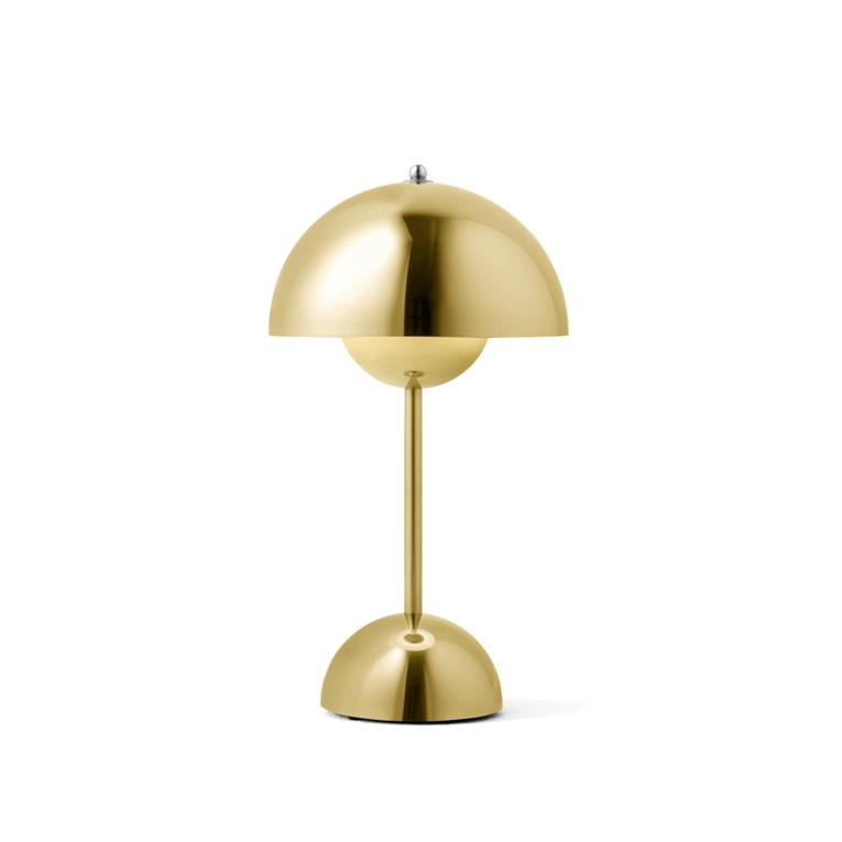 Lampe à poser FLOWERPOT VP9 sans fil Laiton AND TRADITION