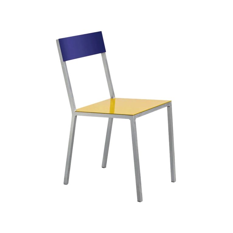 Chaise ALU Jaune/ bleu foncé VALERIE OBJECTS