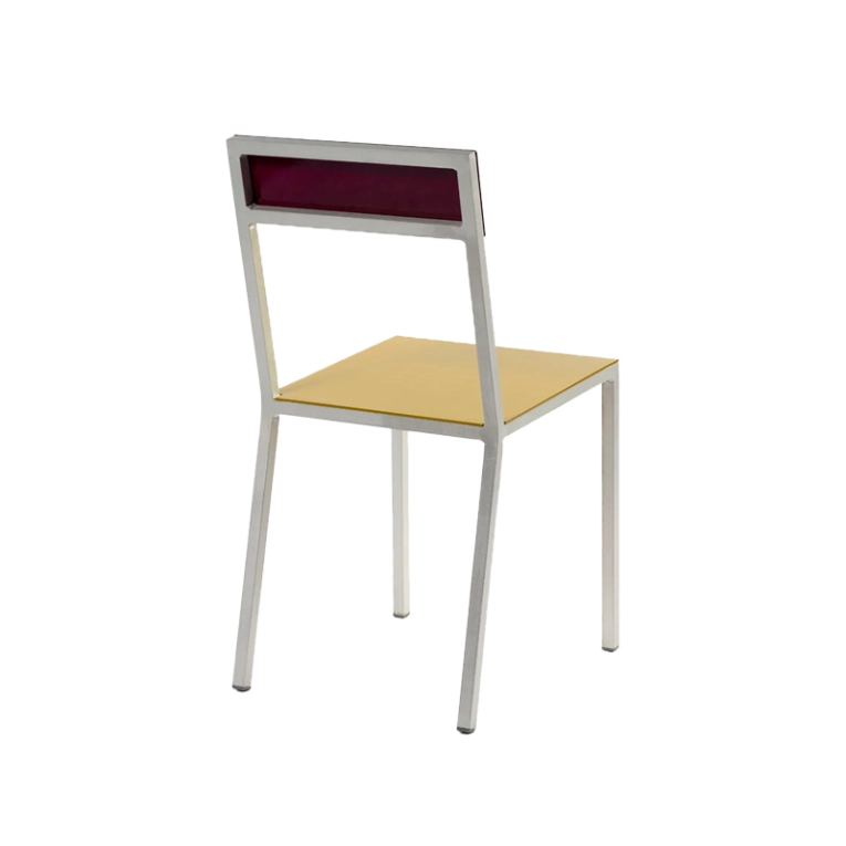 Chaise ALU Curry/ violet VALERIE OBJECTS