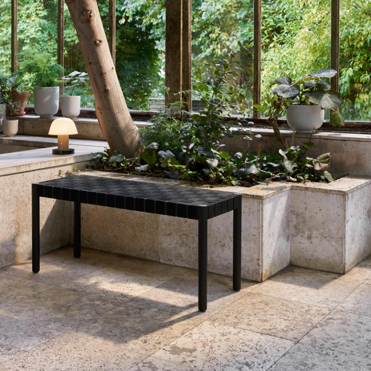 Banc BETTY Noir/ assise noire AND TRADITION
