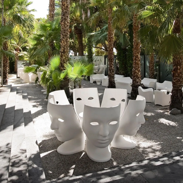 Fauteuil NEMO pivotant Blanc DRIADE