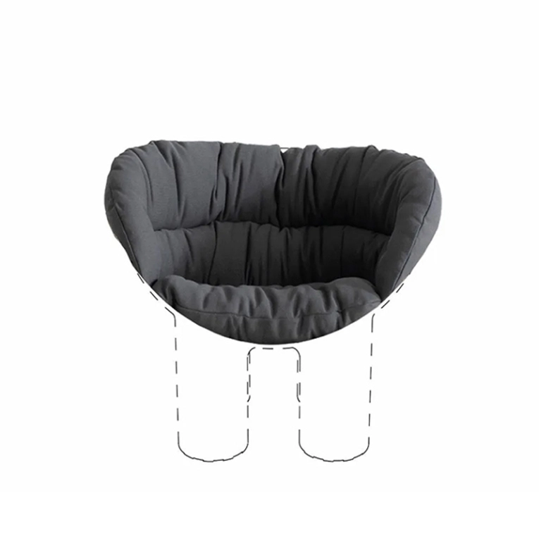 Coussin Coussin pour fauteuil ROLY POLY Bonifacio noir DRIADE