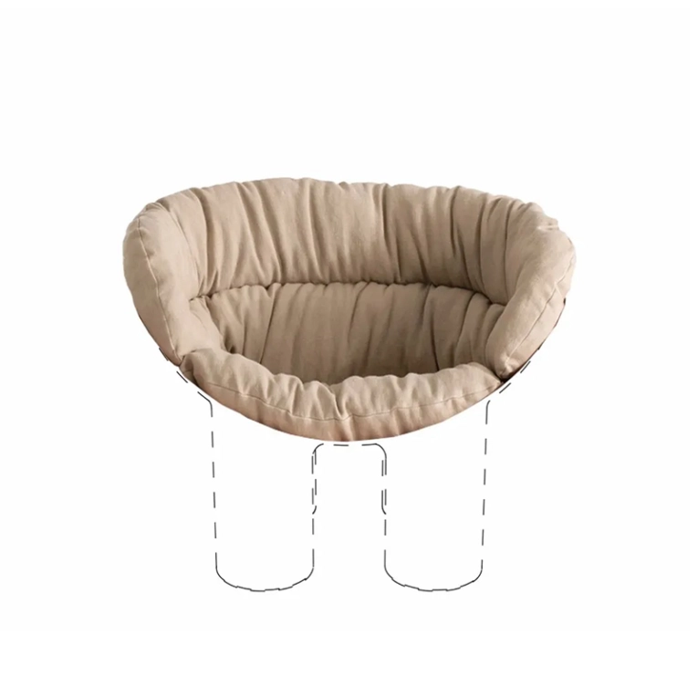 Coussin Coussin pour fauteuil ROLY POLY Barcellona marron clair DRIADE