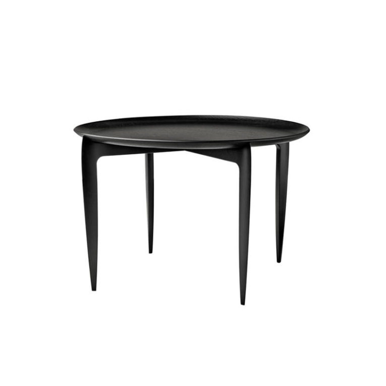 Table basse TRAY Pliante Large Noir FRITZ HANSEN