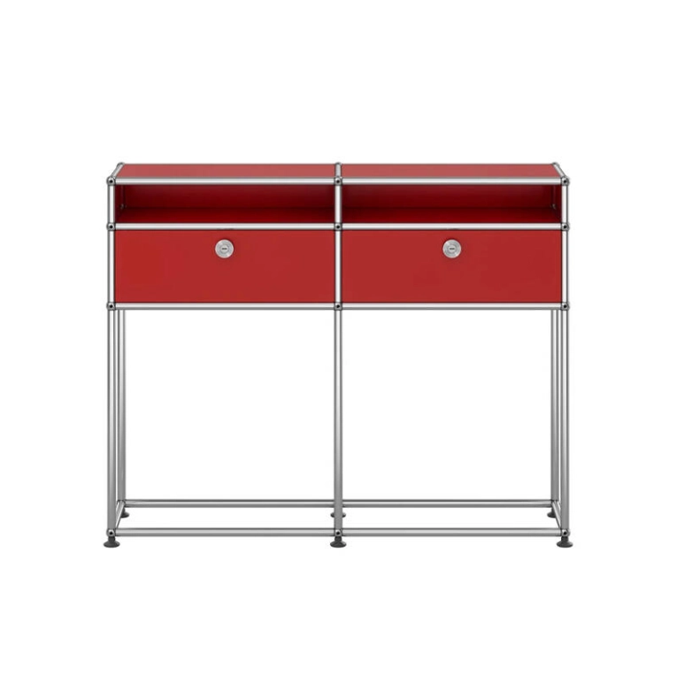 Console USM HALLER M51 Rouge rubis USM USM HALLER