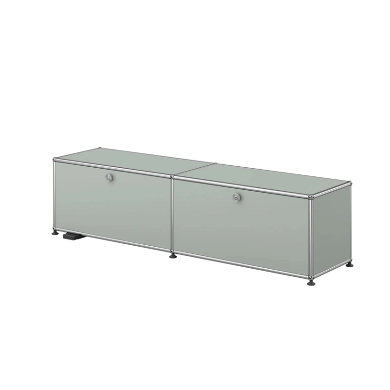 Meuble de rangement USM HALLER E M59 Noir graphite USM HALLER