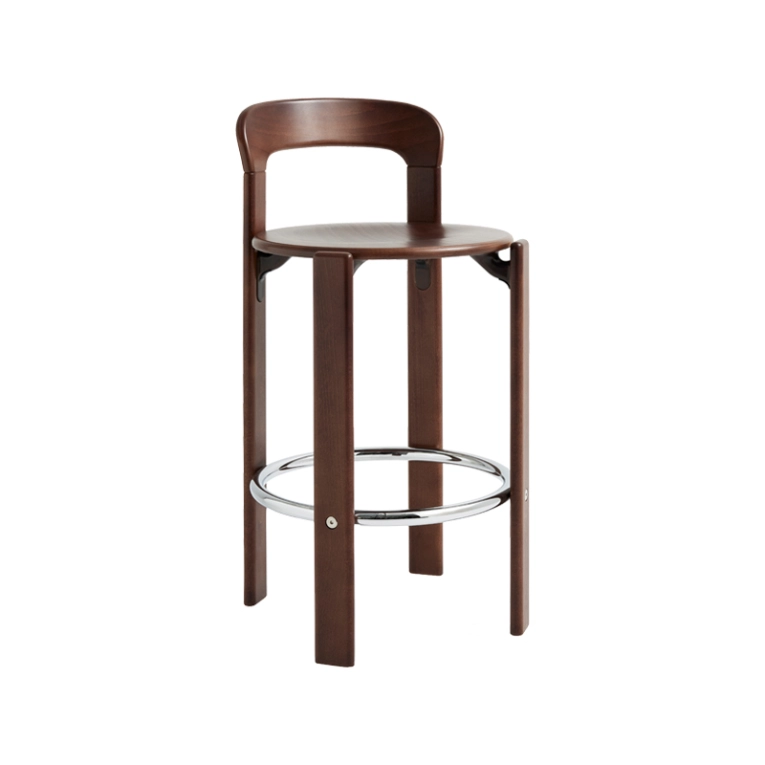 Tabouret haut REY H 65 Marron umber HAY