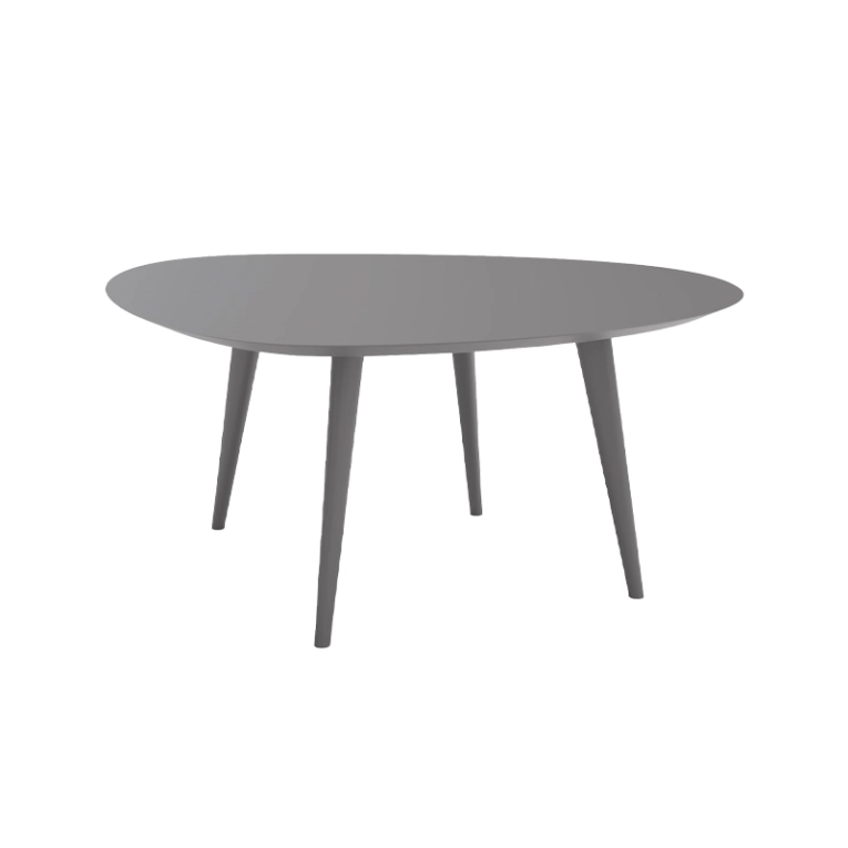 Table TWEED 2319 L 160 Gris anthracite ZANOTTA