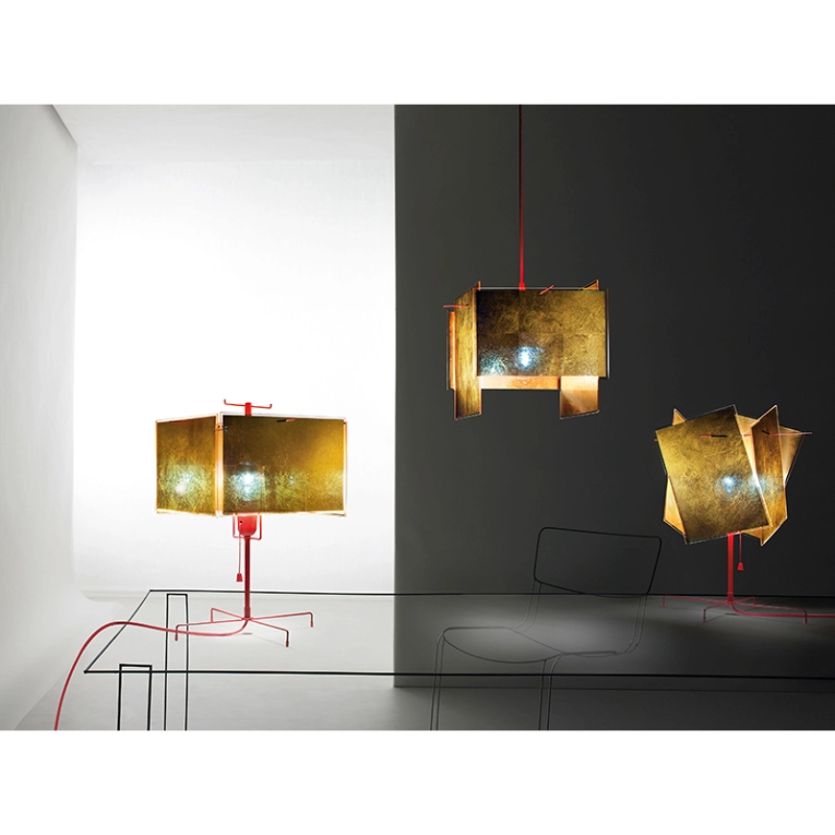 Suspension 24 KARAT BLAU Doré INGO MAURER