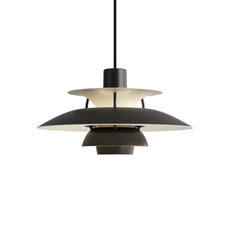 Suspension PH 5 MINI Monochrome noir LOUIS POULSEN