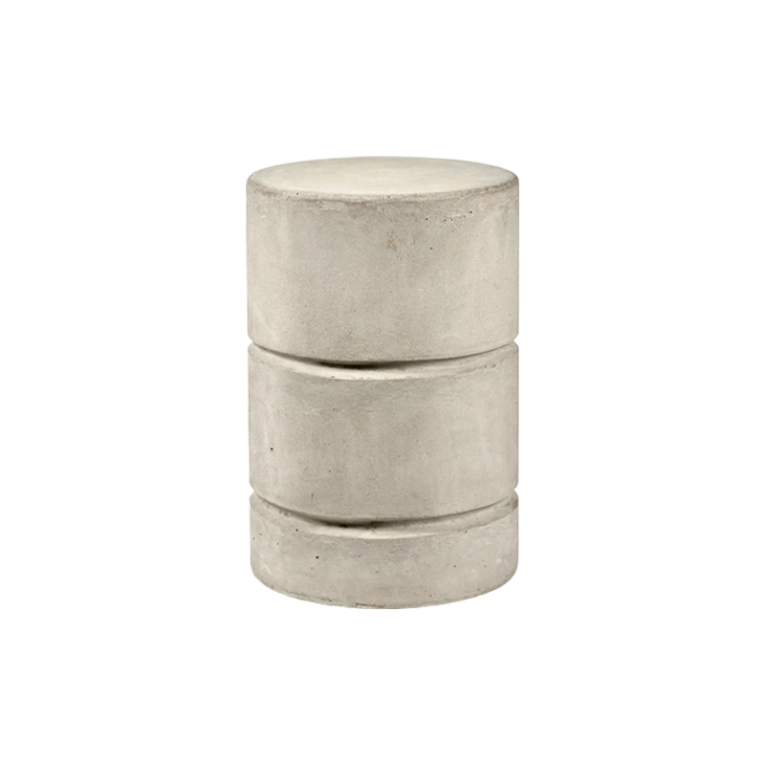 Tabouret PAWN CONCRETE ROUND Béton gris clair SERAX