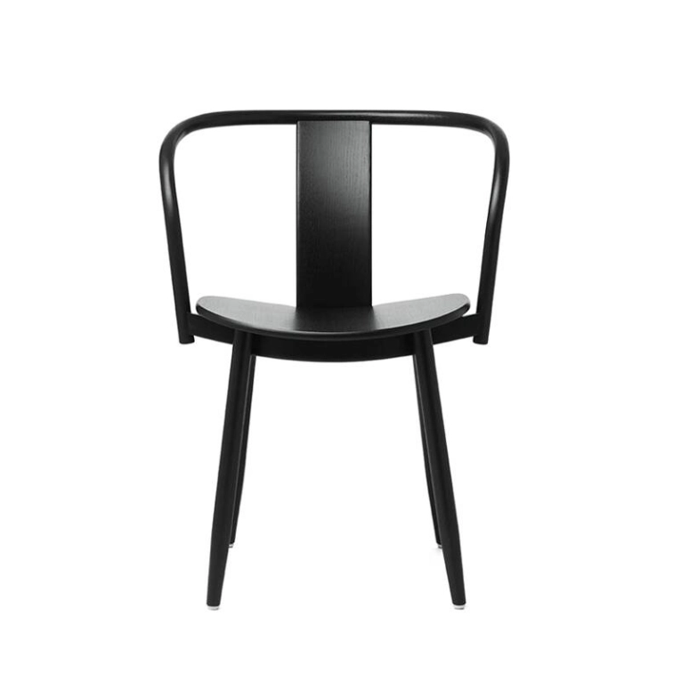 Chaise ICHA CHAIR Noir MASSPRODUCTIONS