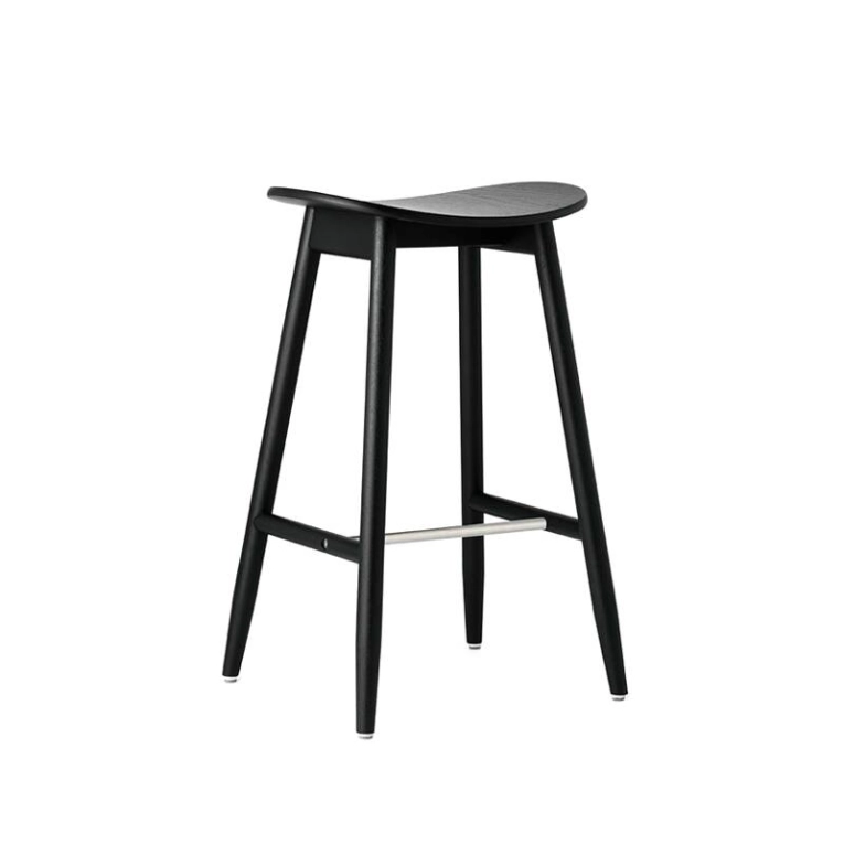 Tabouret haut ICHA BAR STOOL Noir MASSPRODUCTIONS