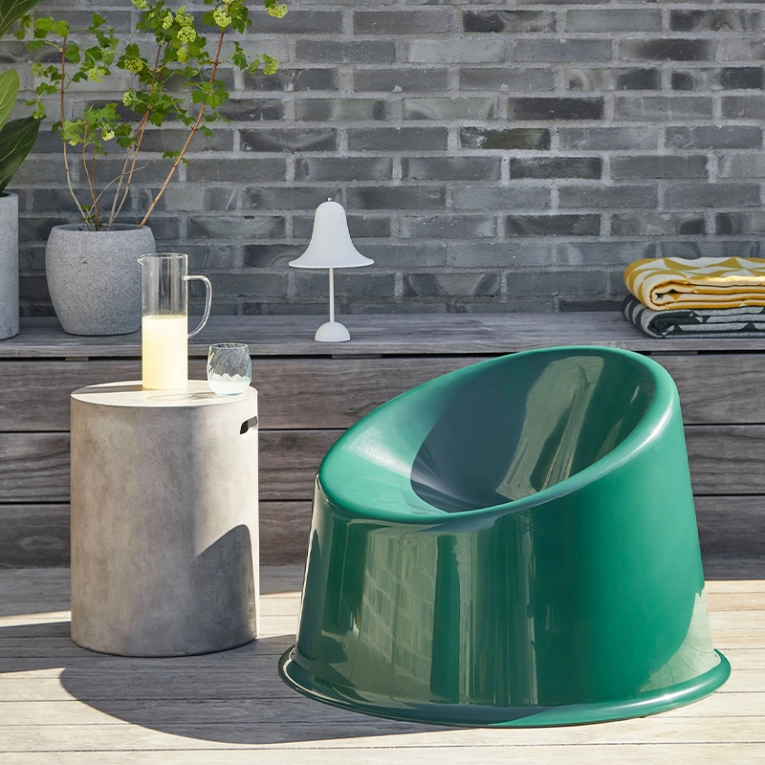 Fauteuil PANTO POP Vert VERPAN