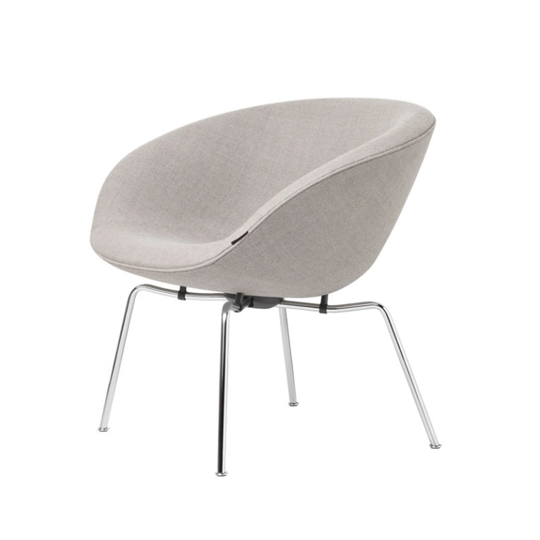 Fauteuil POT Tissu Gris clair 4101 FRITZ HANSEN