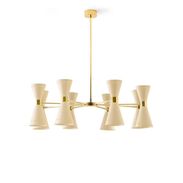 Suspension MEGAFONO Ø 99 Ivoire STILNOVO