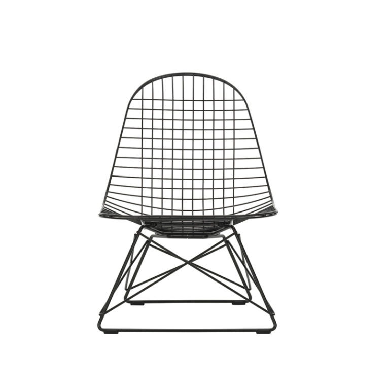Fauteuil EAMES WIRE CHAIR LKR Noir VITRA